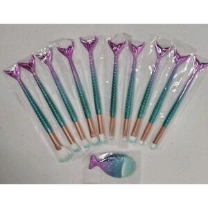 11 PCS Kids Makeup Brushes Set for Girls Cute Tween Teen‎ Girl Gift Trendy NEW
